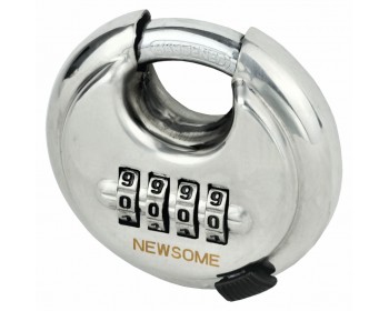 70mm, 4-Digit Combination Moon Disc Padlock